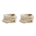 thumbnail image 3 of Inteprter Calentador de cuello a prueba de frío colores surtidos cuello cómodo polaina gran textura accesorios de ciclismo pañuelo para el Beige 2Conjunto, 3 of 6