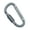 Gray, variant on Outdoor D-ring Locking Carabiner D-Ring Keychain Clip Heavy Duty Climbing Carabiner Camping Accessories