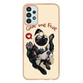 thumbnail image 2 of For Samsung Galaxy A32 5G/M32 5G 2.0mm TPU Phone Case IMD Pattern Electroplated Kickstand Cover, 2 of 5