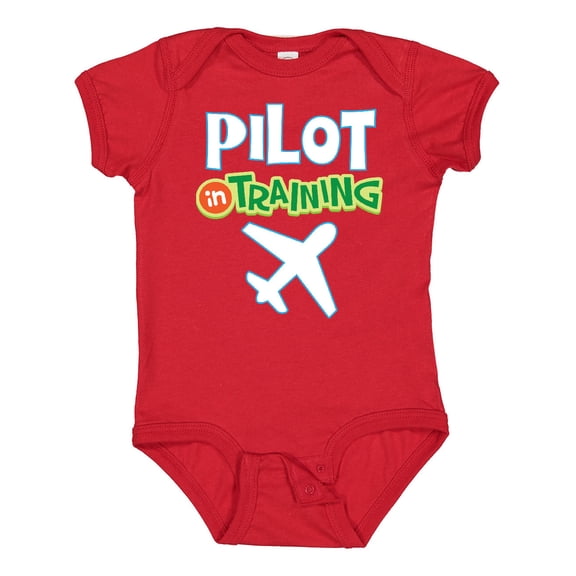 Inktastic Pilot in Training Airplane Boys Future Job Boys or Girls Baby Bodysuit