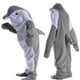 thumbnail image 2 of Saco de dormir con tiburón, delfín y ballena 2024, manta de forro polar esponjoso, pijama de una pieza para niños y adultos, manta con capucha de animales de dibujos animados, 2 of 6