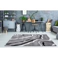 thumbnail image 3 of Ladole Rugs Calvin Gris Noir Abstrait Tapis en Polypropylène, 3 of 6