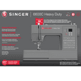 SINGER® HD6600 Heavy Duty Computerized Sewing Machine