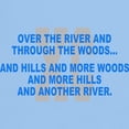 thumbnail image 3 of CafePress - Over The River Cross Country Quote T Shirt - Men's Classic Graphic T-Shirt, 3 of 4
