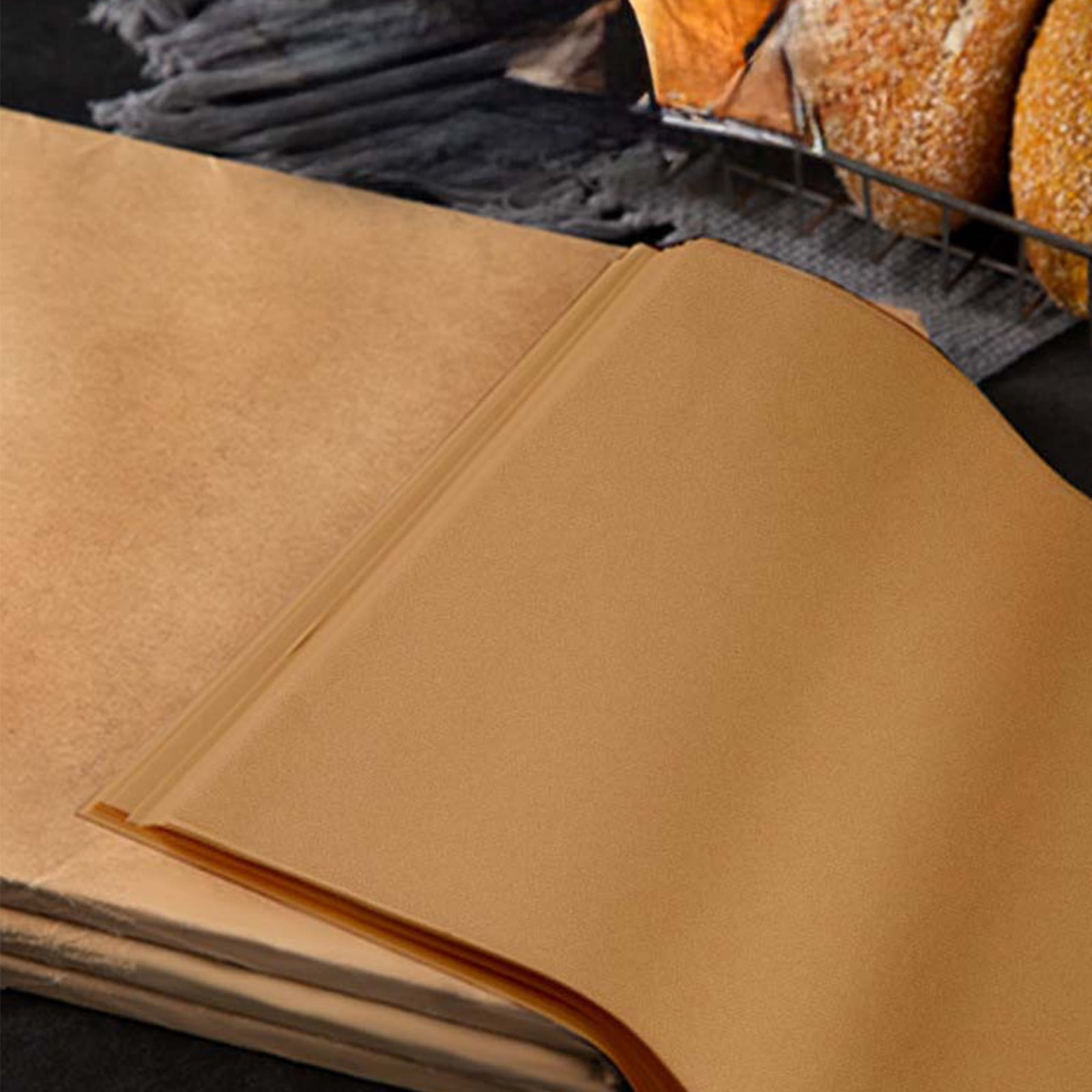 COM1950s Parchment Paper Sheets for Baking,Non Stick Precut Baking Paper,12X16 Inch Greaseproof Oven Safe Paper,Double Sided Silicone Coated Food Wrapping and Air Fryer Liners,100 Sheets