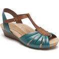 thumbnail image 2 of Women's Rockport Cobb Hill Hollywood Pleated T Strap Sandal, 2 of 6