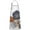 Blue Boho Abstract, variant on Blue Geometric Triangle Arrow Pattern Apron-Garden Aprons for Women with Pockets-Cotton Linen Waterproof Kitchen Cooking Gardening Aprons Adjustable for Kitchen,Cooking,BBQ and Salon 33x27 Inch