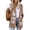 Khaki, variant on Bohemian Print Women Loose Casual Sweater Cardigan Coat