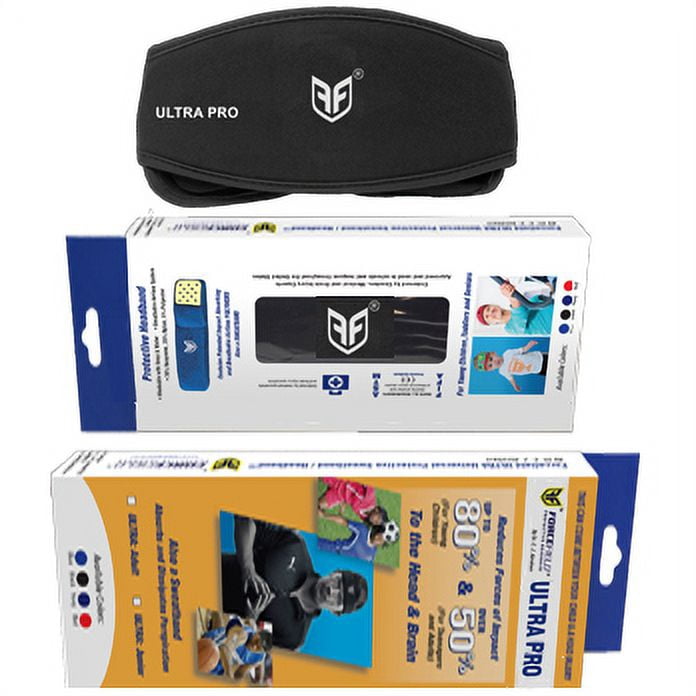 Protective Headgear for Soccer by Forcefield - ULTRA PRO - Black - M/L