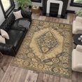 thumbnail image 7 of Sensation Transitional 9' x 12' Ivory and Beige Polypropylene Indoor Area Rug, 7 of 7