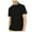 Black, variant on WAVSUF Men Lapel polo Shirt Soft Pique Polos for Mens Button T-Shirt White Size S