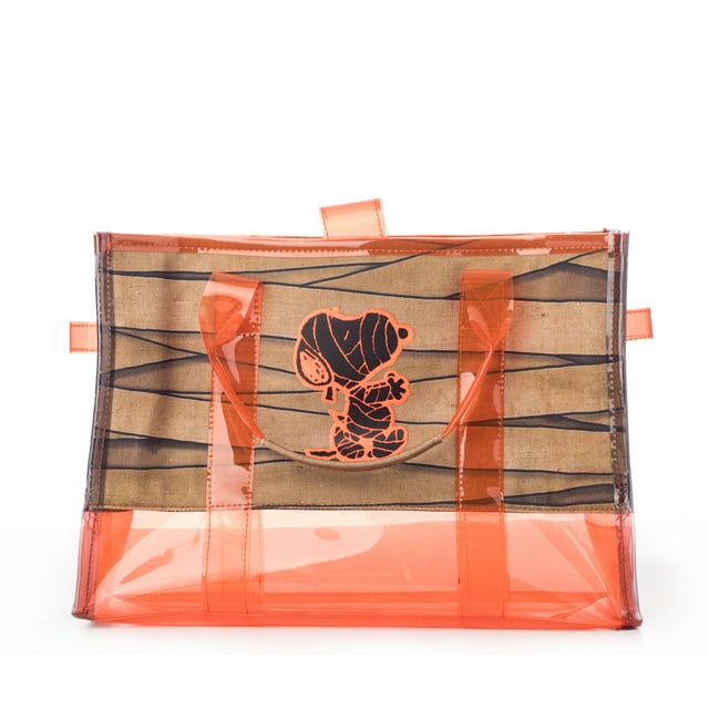 Bolsa de mano Tote Snoopy Monster Oficial Naranja Peanust