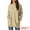 Khaki, variant on Round Neck Pullover Long Sleeve Casual Sweater S Khaki