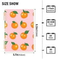 thumbnail image 2 of FORMRS 1-Subject Spiral Notebook 8" x 5" College Ruled 60 Refillable Sheet A5 Hard Cover, 2 Pack, Cute Oranges, 2 of 7