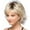 A-Gold, variant on EKKIMIMI Short Wigs For Women Short Wavy Wig For Women Glueless Wigs Synthetic Wigs Short Curly Hair Wigs Performance Wig