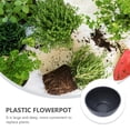 thumbnail image 4 of WEUVEB 1Ud Maceta Para Plantas Hidropónicas De Resina Durable En Color Oscuro Para Jardín, 4 of 5