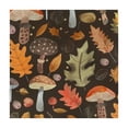 thumbnail image 4 of Acheng Leaves Mushrooms Outdoor Fitted Tablecloth 100% Polyester Fiber 46*46, 4 of 8