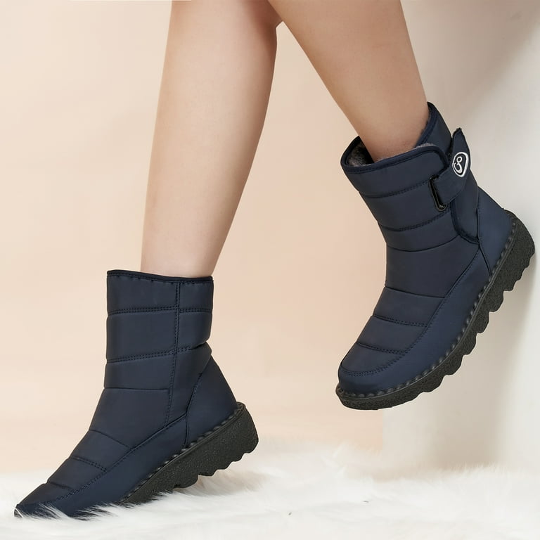 Winter Snow Boots for Womens Waterproof Keep Warm Booties Comfortable Ladies Shoes