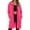 Hot Pink, variant on Riecok Long Jackets for Women Long Sleeve Hooded Jackets Zip Up Coats with Pockets Solid Color Baggy Stylish Clothes