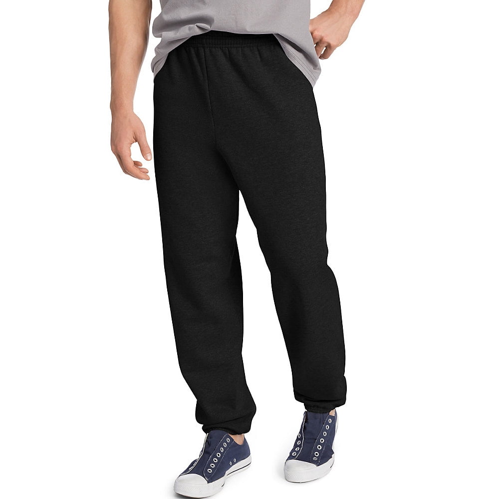 Hanes - Hanes Men's ComfortBlend EcoSmart Sweatpants, Black, Medium ...