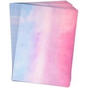 HolyMaji 100 Sheets Pink Purple Blue Gradient Tissue Paper Bulk 20 x 14" Pastel Rainbow Tissue Paper Sheets for Christmas Birthday Baby Showers Wedding Thanksgiving Gift Wrapping DIY Crafts Arts