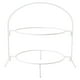 thumbnail image 1 of Soporte para pasteles, estante para mesa de postre, soporte de pastelería de Metal para decoración de bodas Blanco, 1 of 9