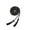 Black, variant on Wdgfv Elegant Graduation Stole Woven Cord Academic Sash for Honors and Achievements Celebration with Gown Attire White One Size