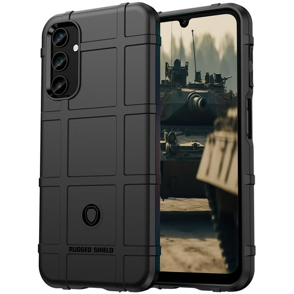 CCSmaller for Samsung Galaxy A25 5G Case for Man, Heavy Duty Protection Shockproof Phone Case Support Wireless Charging Cover for Samsung Galaxy A25 5G HD Black