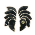 thumbnail image 5 of 10 Pieces Golf Iron Headcover Set Golf Club Head Cover Anti Scratch Golf Cue Protector with Number Tag Sticky Waterproof Golfer Equipment Black, 5 of 8