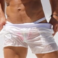 thumbnail image 3 of Traje De baño Sexy De verano para hombre, bañadores, bañadores transparentes Sunga para hombre, calzoncillos De natación, pantalones cortos De playa, Mayo Sungas De Praia Homens-1, 3 of 3