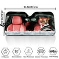 thumbnail image 2 of 2023 New Car Sunshades Front Window Animal Print Awning Durable Foil Funny Shade 57 X 27 Inch Hot, 2 of 3