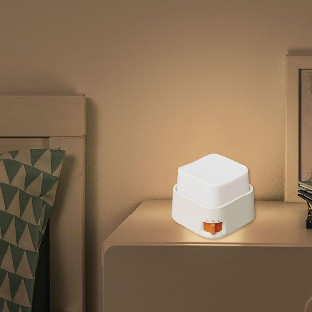 Lámpara de noche con forma de llave, lámpara de mesita de noche, regalo de cumpleaños, luz ajustable, de mesa para gabinete, sala de estar interior, Blanco