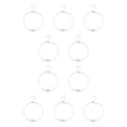 thumbnail image 2 of Guardurnaity Tobillera elegante aleación ajustable elegante con diamantes de imitación accesorio de moda de tobillo cadenas de pie para mujer plata Type1 NO1 Guardurnaity CBP253319, 2 of 5