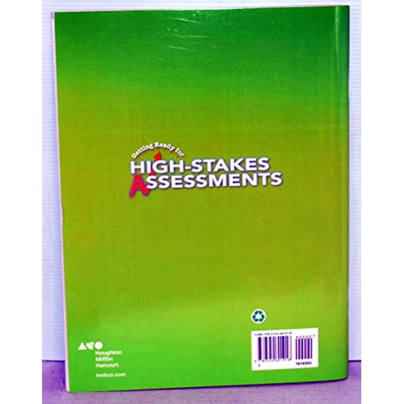 Pre-Owned Go Math! Getting Ready for High Stakes Assessments Student Edition Grade 1, (Paperback)
