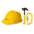thumbnail image 2 of 3 Piece Pretend Play Toolset Including Helmet, Hammer and Safety Googles for Kids, 2 of 6