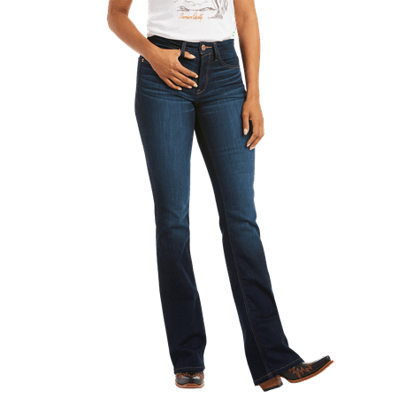 Ariat 10036813 Ballary High-Rise Boot Cut Jeans for Ladies - Pennsylvania - 28 - Regular