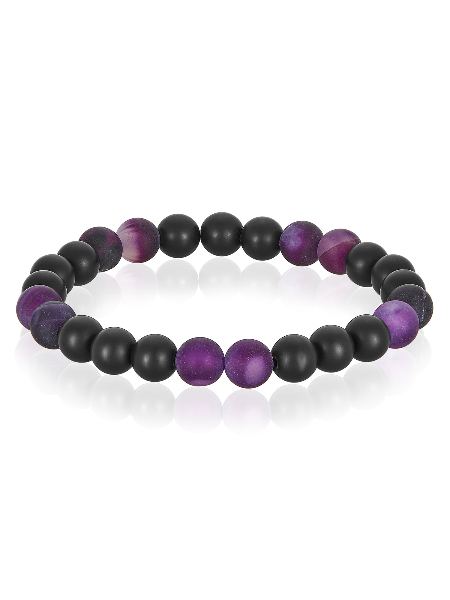 Purple Agate stretch bracelet Lucky stone