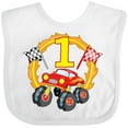 thumbnail image 3 of Inktastic Monster Truck 1st Birthday Boys or Girls Baby Bib, 3 of 4