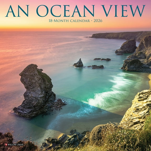 Ocean View 2026 Mini Wall Calendar, (Paperback)