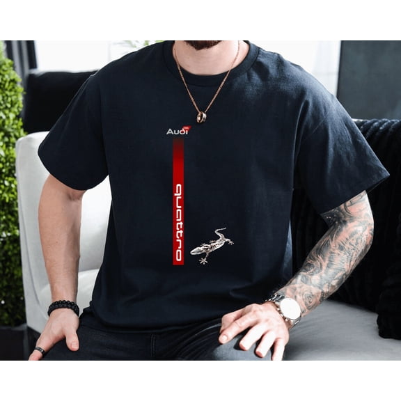 Audi German Car Auto Luxury Performance Fan Brand Unisex T-Shirt, up to size 3XL.