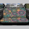 thumbnail image 6 of KUIFORTI Boho Mandala Auto Seat Covers Full Set, Front Seats and Rear Bench Cover Protector for Car Truck SUV, 4 Pack Vehicle Seat Protector Easy to Install, 6 of 7