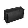 thumbnail image 3 of Toiletries Storage Pouches Organizer Black Multifunctional Mesh Cosmetic Bag for M Without handle, 3 of 7