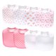 thumbnail image 1 of Paquete de 8 Baberos Ajustables Unisex para Bebé LazyRhino, Suaves y Absorbentes, 1 of 7