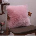 thumbnail image 3 of Square Furry fur (front) Faux (back) pillow 18''x18'' W/Without Insert, 3 of 10