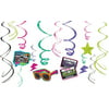 Amscan 80s Value Pack Party Swirl Decorating Kit, Multicolor, One Size - 670152