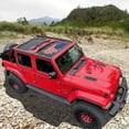 thumbnail image 5 of Shadeidea Jeep Wrangler Sun Shade JL 4 Door Top Sunshade, Front & Rear -(Black Mesh Screen Sunblock Cover, NO FADED Magic MAP) Cover JLU (2018-Current), UV Blocker -10 Years Lasting, 5 of 5