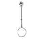 thumbnail image 1 of Advancent Anillo de soporte para cigarrillos Beautiful Lady Circlet Aspecto exquisito Ornamento Mano de obra fina Tobacciana Suministros para encendedores plata brillante 17 mm, 1 of 6