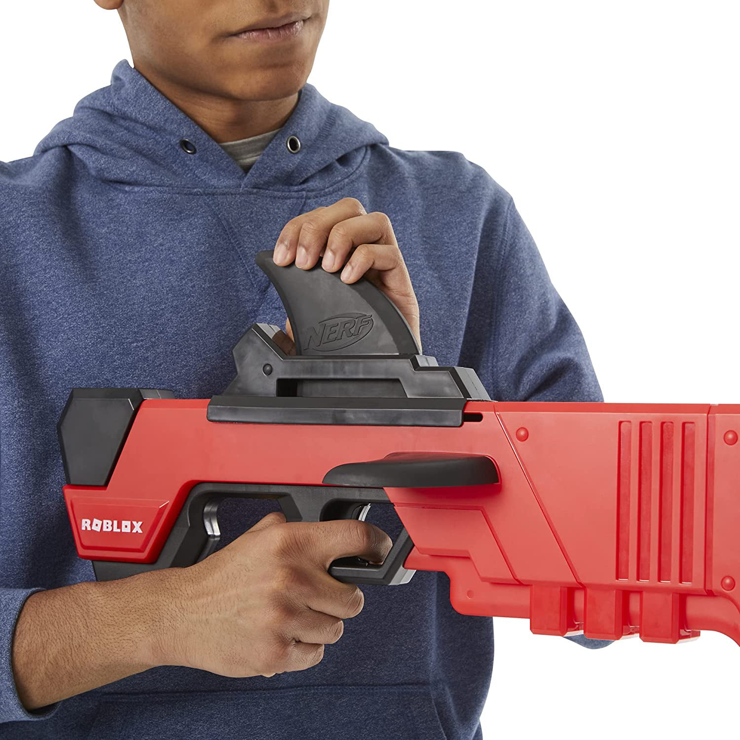 nerf sharkseeker mm2 red new roblox gun toy