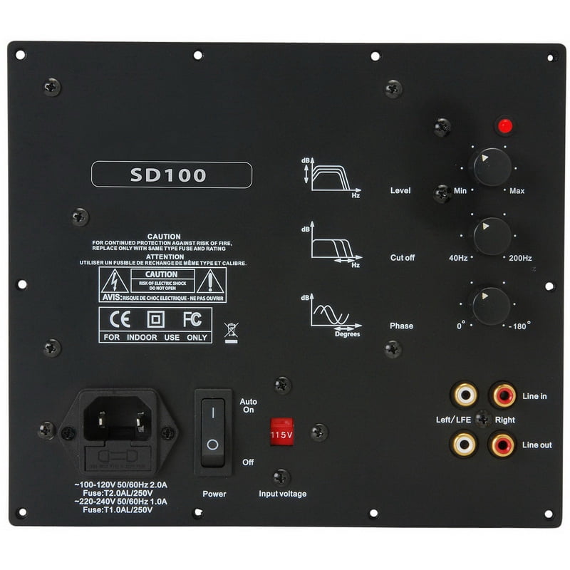 250 watt subwoofer plate amplifier