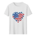 thumbnail image 4 of Delliss Men's Independence Day Trendy Print Crew Neck Top Basic Short Sleeve Classic T-Shirt, 4 of 5